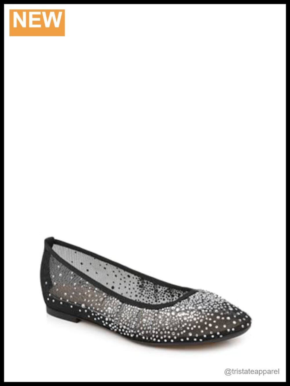 Jewel Badgley Mischka Nuala Mesh Flats